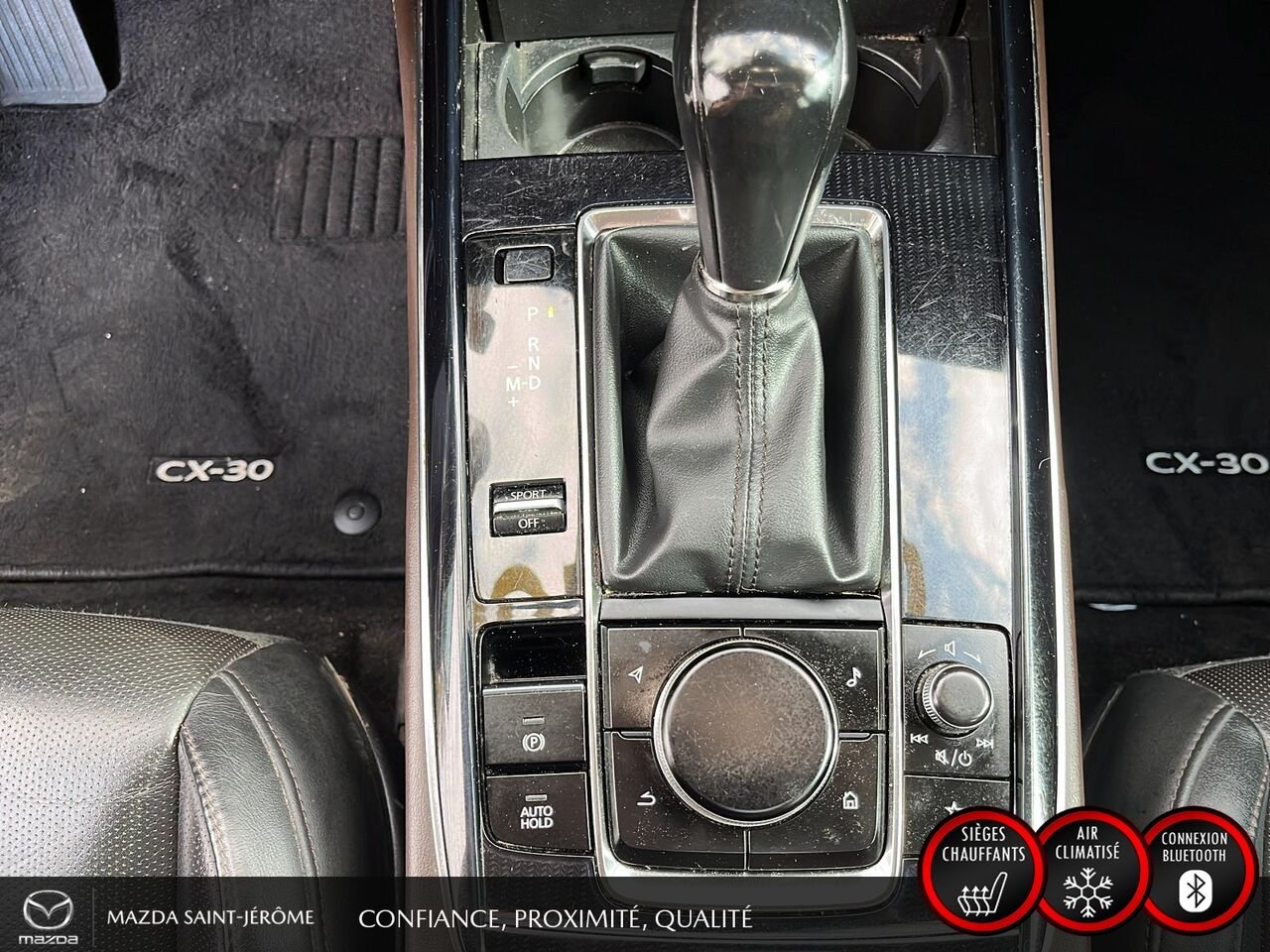2023 Mazda CX-30 GT | CUIR | TOIT OUVRANT | NAVIGATION | AWD | CAMÉRA 360 Black Saint-Jérôme - photo #19