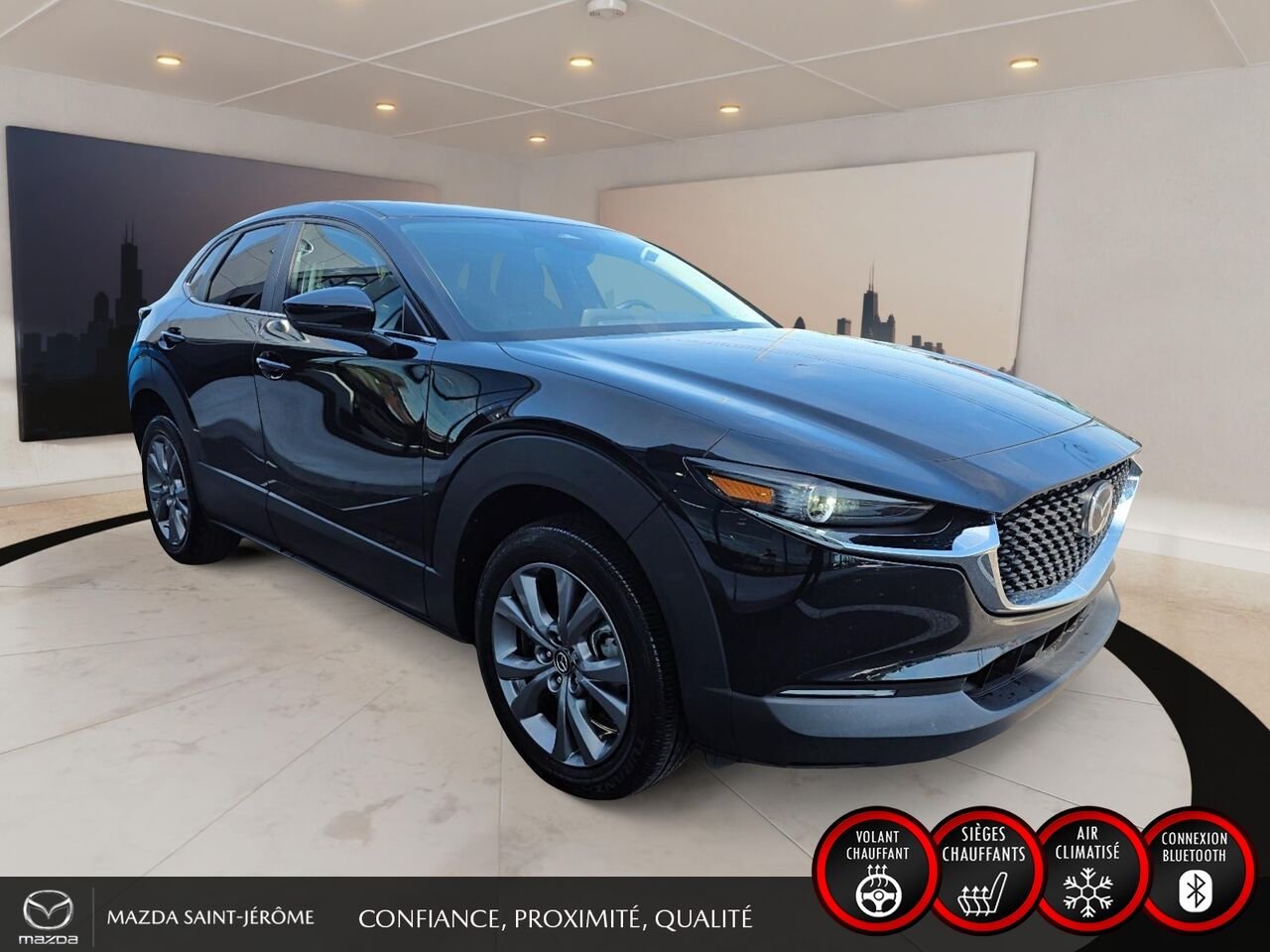 Mazda CX-30 GS | AWD | MAGS | 2025 Noir Saint-Jérôme - photo #3