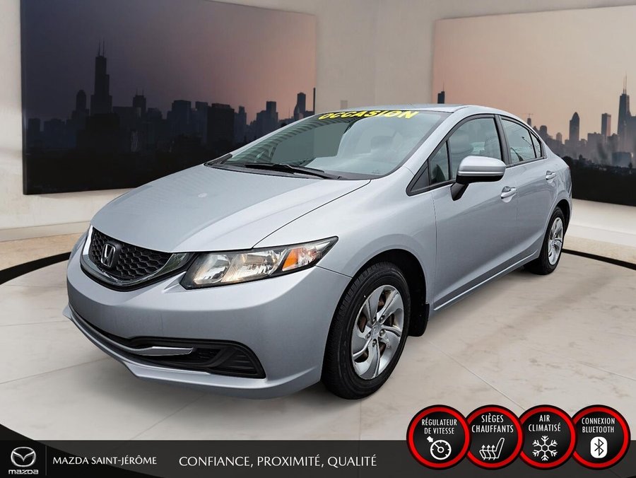 2014 Honda Civic Berline LX 4 portes | JAMAIS ACCIDENTÉ | IMPECCABLE Silver