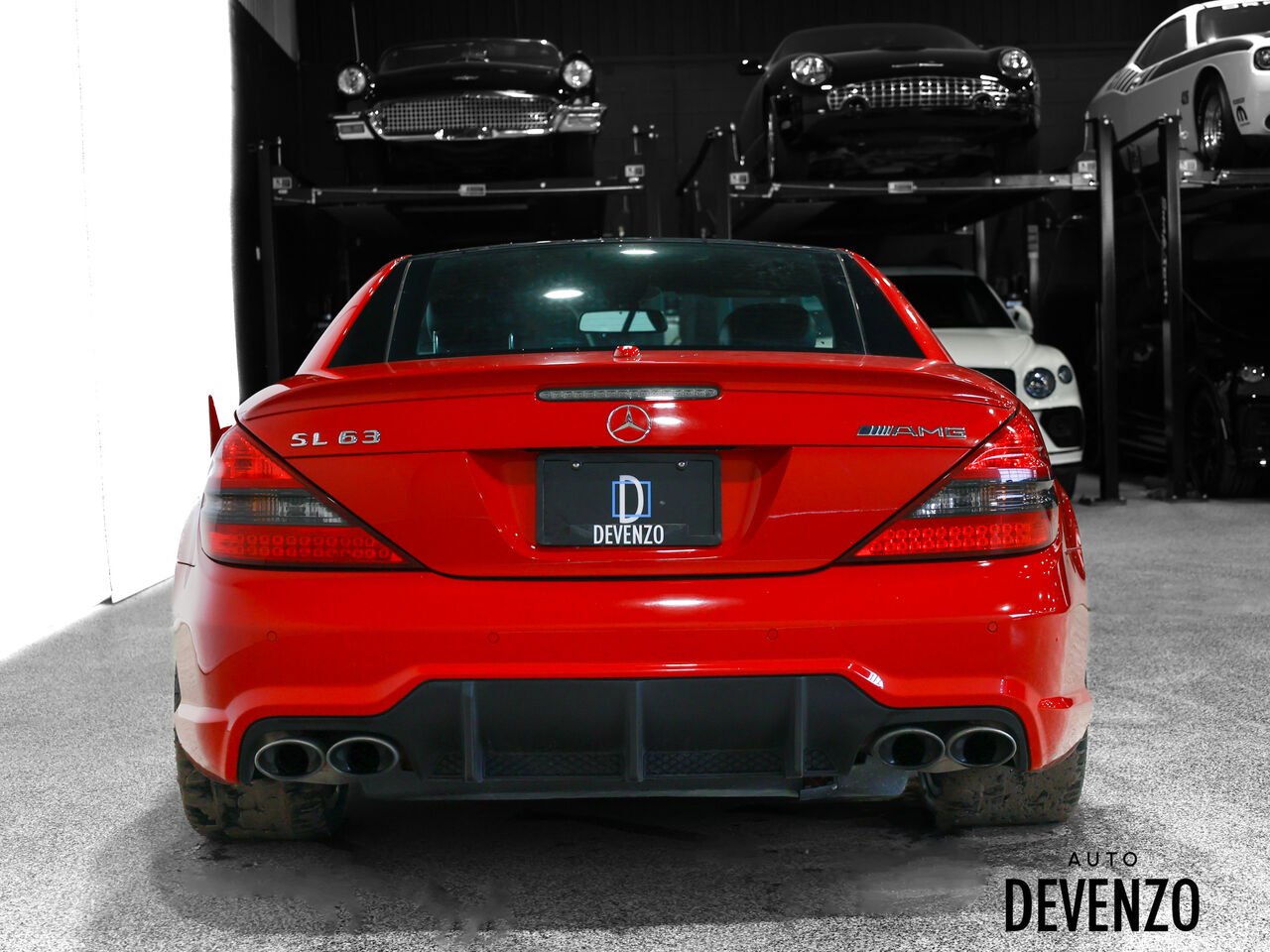 Mercedes-Benz Classe-SL 2009 Rouge Saint-Eustache - photo #3