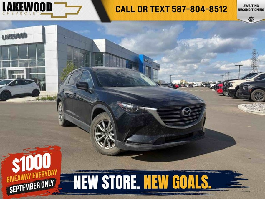 2016 Mazda CX-9 GS AWD 2.5L 7 Passenger | Power Sunroof Black