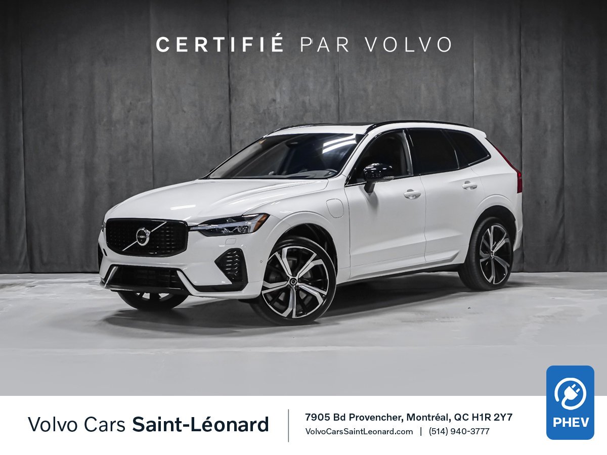 2023 Volvo XC60 Recharge T8 ULTIMATE DARK White Montreal - photo #0