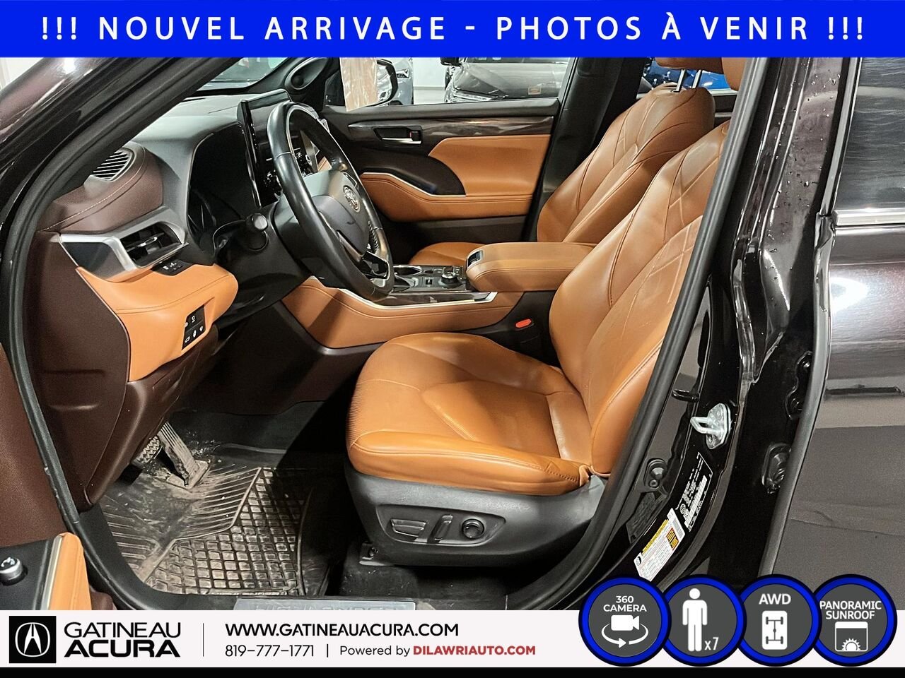 2020 Toyota Highlander Platinum AWD Black Ottawa & Gatineau - photo #10
