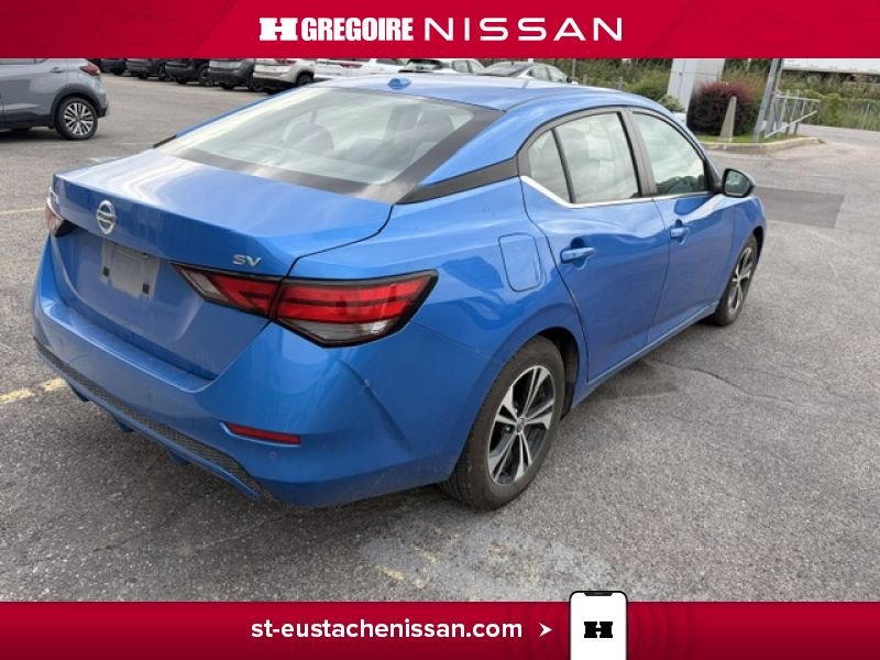 Nissan Sentra SR4808 | SV DEM. A DISTANCE SIEGES CHAUFFANTS APPLE CARPLAY 2021 Bleu Laval - photo #12