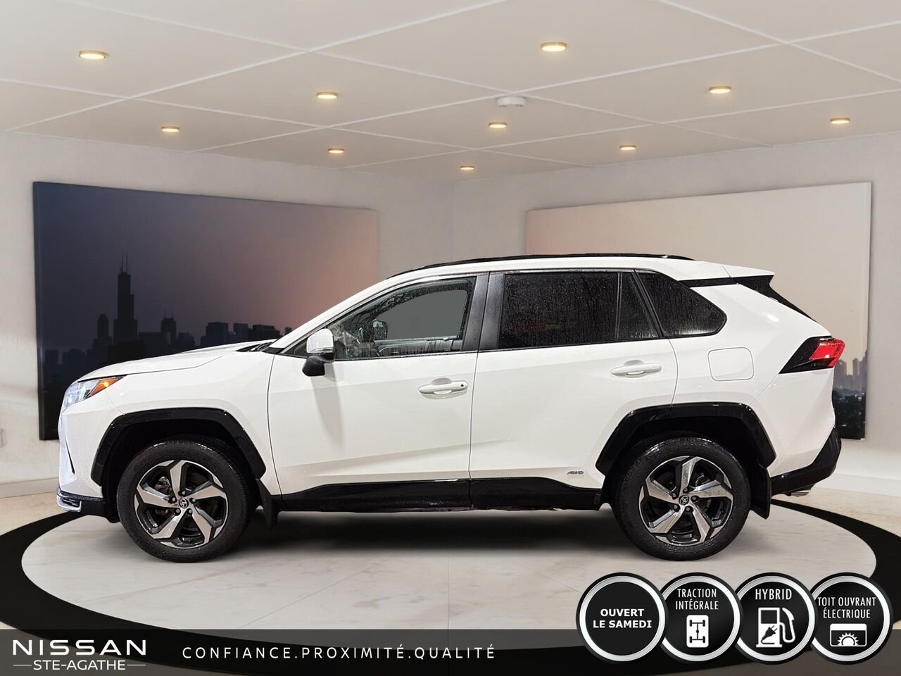 2025 Toyota RAV4 hybride rechargeable SE TI White Saint-Jérôme - photo #5