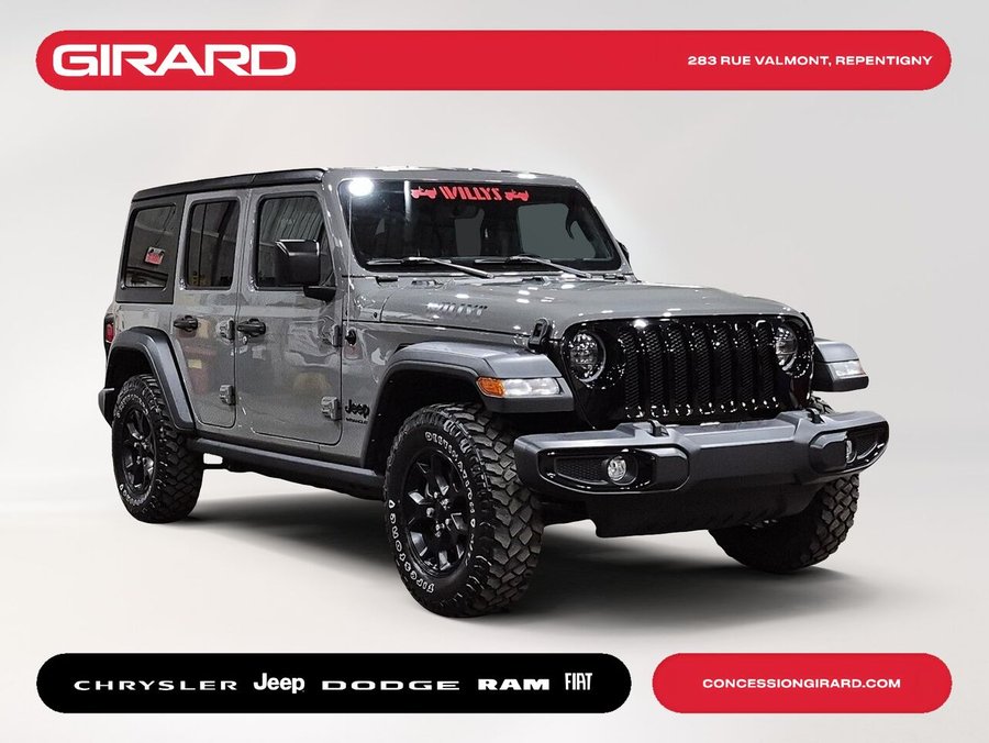 2023 JEEP WRANGLER WILLYS gray