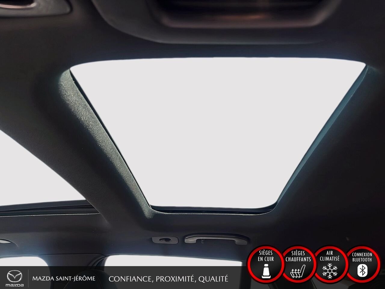 Mercedes-Benz GLC GLC 63 S AMG | CUIR ROUGE | TOIT PANORAMIQUE | 2019 Blanc Saint-Jérôme - photo #19