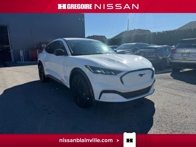 Ford Mustang Mach-E Select AWD CUIR GR ELECTRIQUE BAS KILO 2025 Blanc