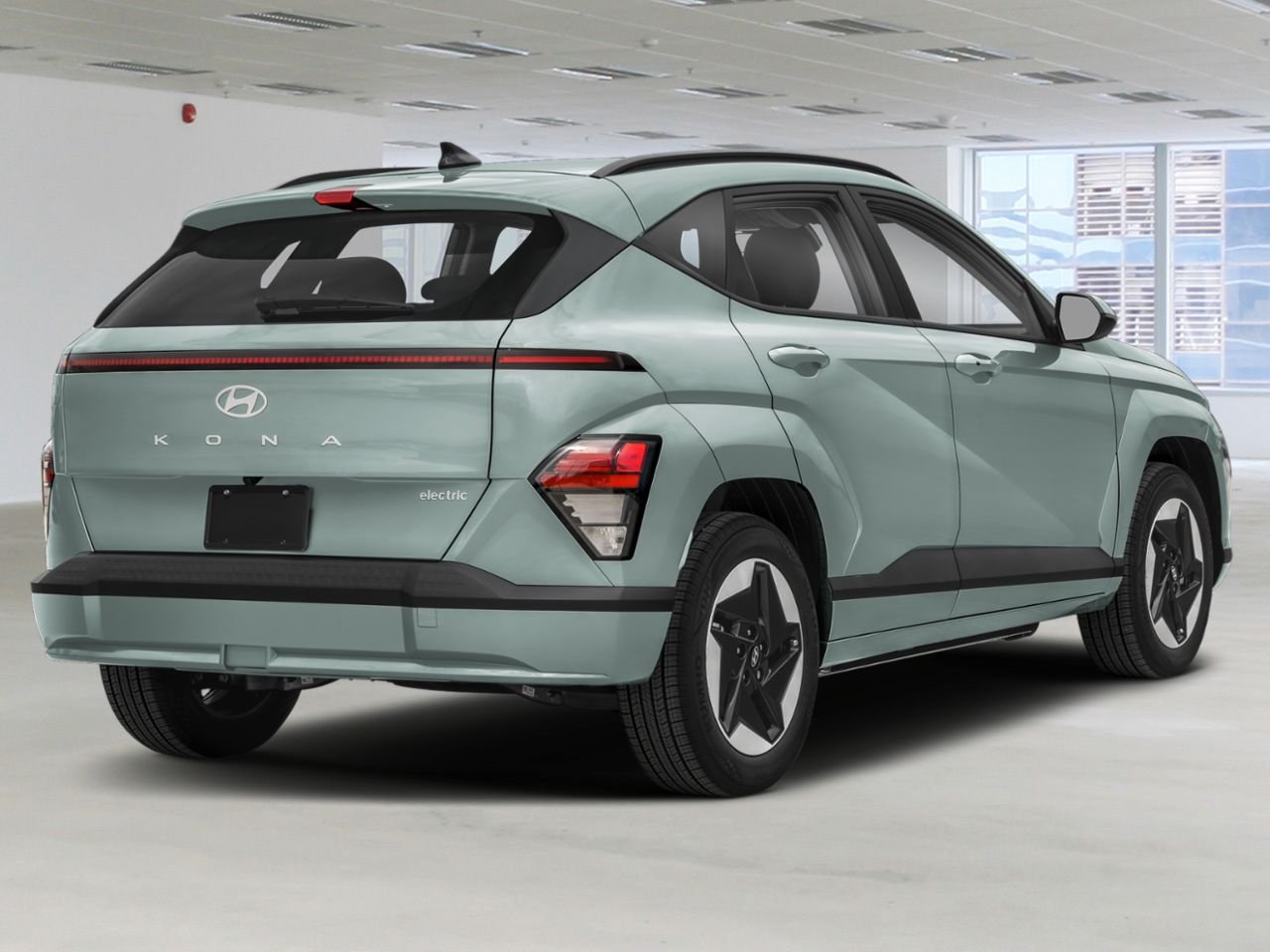 HYUNDAI KONA ÉLECTRIQUE PREFERRED Preferred TA 2027 Vert Gatineau - photo #2