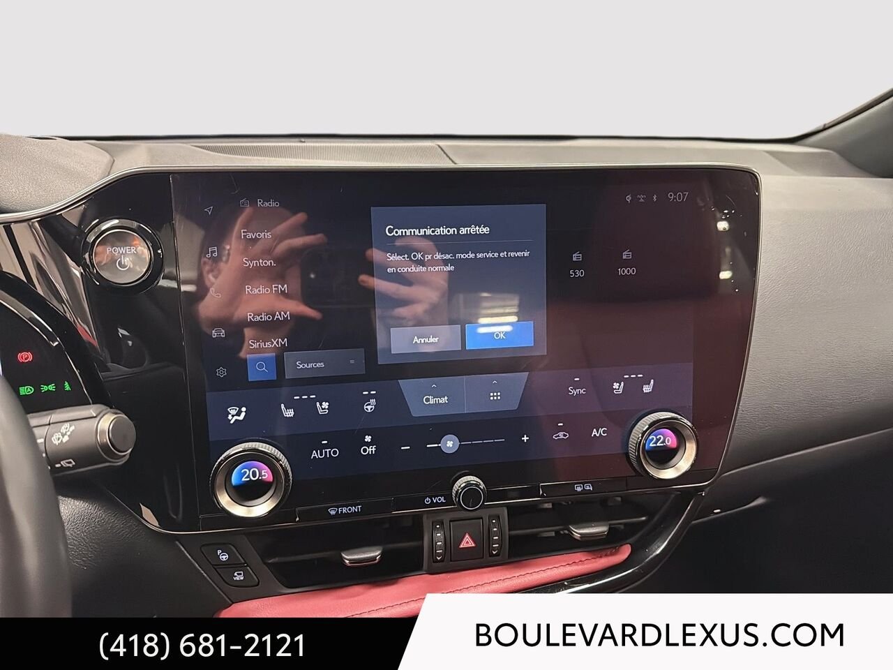 Lexus NX 19487A 2022 Argent Québec - photo #14