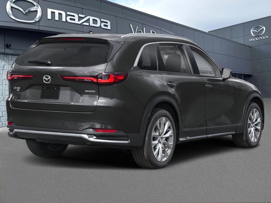 2026 Mazda CX-90 hybride léger GT-P, hybride léger 48 V, 6 cyl. turbo 3,3 L, 340 ch, i-ACTIV AWD, roues noires, écran 12,3 po, Grey