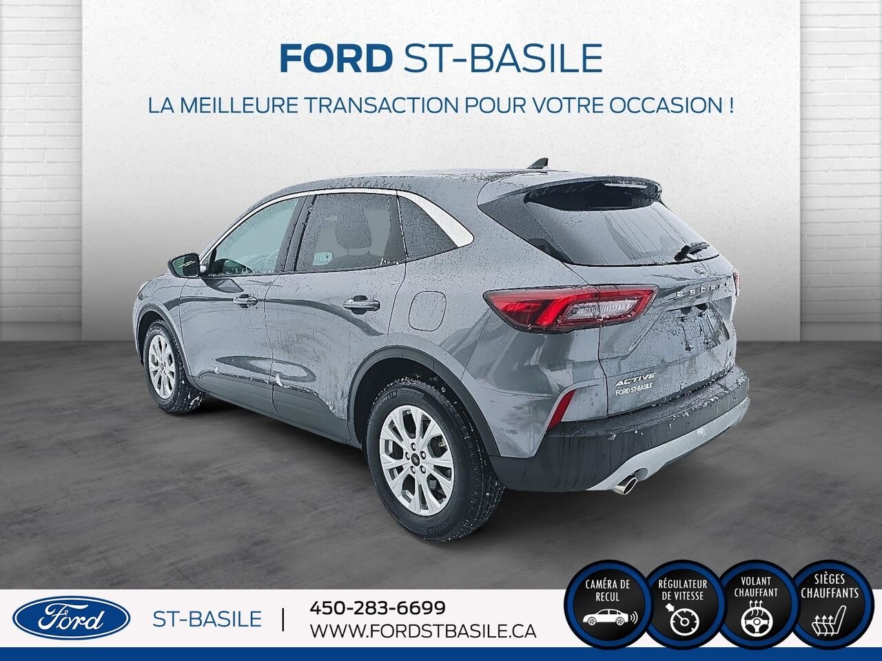 Ford Escape 2023 Gris Saint-Basile-le-Grand - photo #4