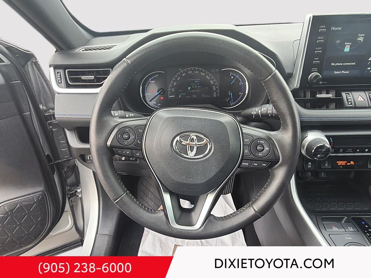 2021 Toyota RAV4 Hybrid XSE AWD / CLEAN CARFAX / HEATED SEATS / MOONROOF / ALLOY WHEELS / CARPLAY AND ANDROID AUTO Silver Mississauga - photo #10