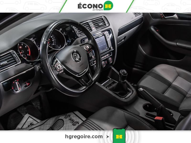 Volkswagen Jetta 822766 | Wolfsburg Edition TOIT GR ÉLEC A/C BLUETOOTH CAMÉR 2017 Noir Laval - photo #17