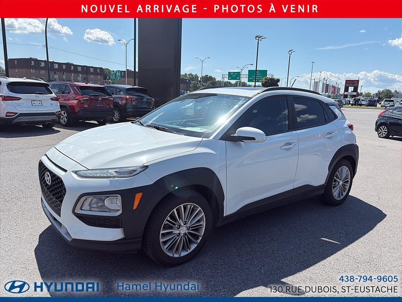 2019 Hyundai Kona White Saint-Eustache - photo #2