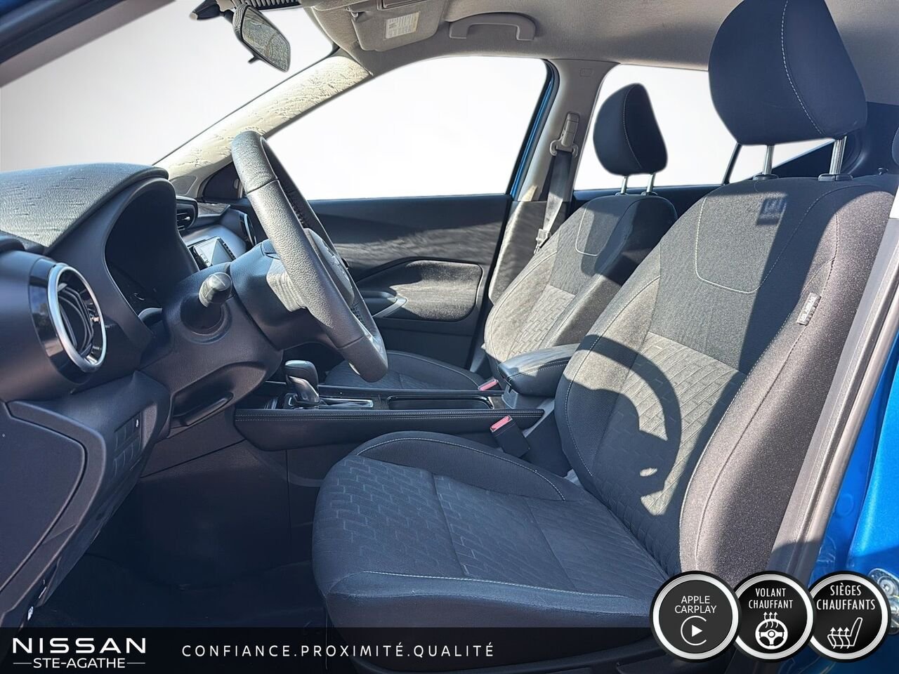 Nissan Kicks SV | CARPLAY | VOLANT CHAUFFANT | DÉMARRAGE À DISTANCE 2024 Bleu Saint-Jérôme - photo #5