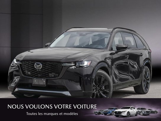 Mazda CX-90 hybride léger GT-P 2026 Noir de jais mica