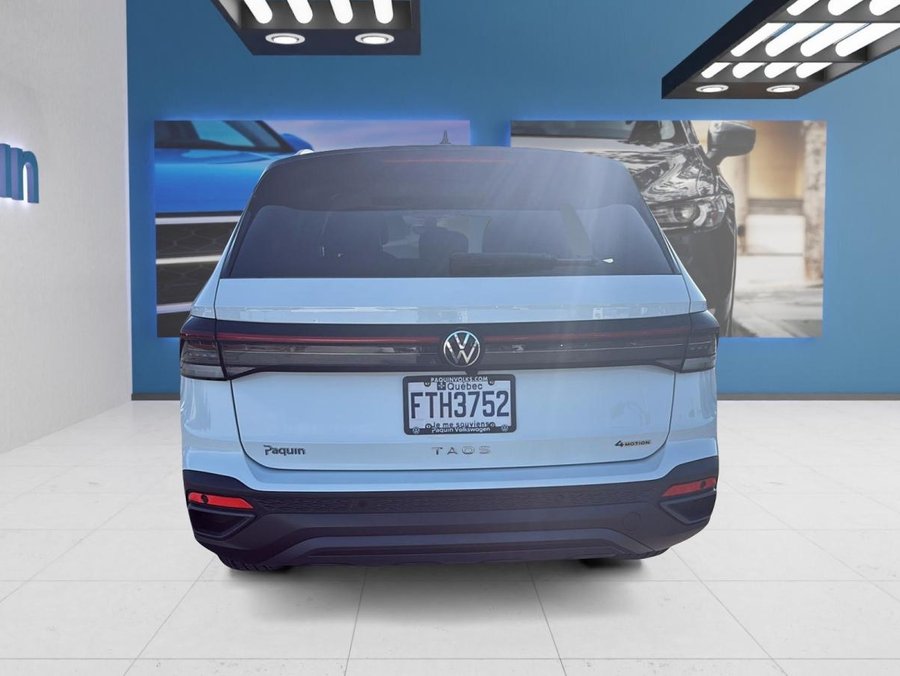 2026 Volkswagen Taos Comfortline édition Pure White with Black Roof