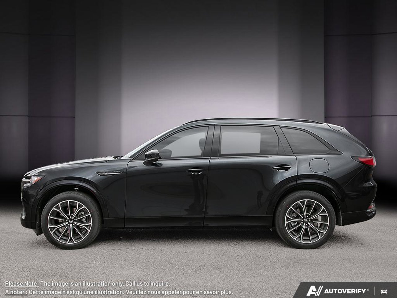 Mazda CX-70 hybride rechargeable JM3KJDHA1T1206007 2026 Noir de jais mica Mirabel - photo #2