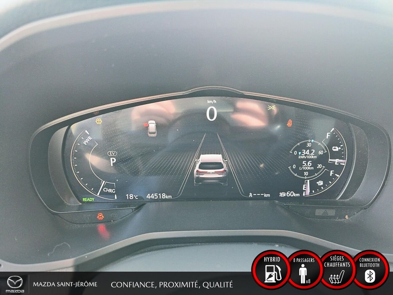 2024 Mazda CX-90 hybride rechargeable GS | 1 PROPRIÉTAIRE | JAMAIS ACCIDENTÉ | HYBRIDE RECHARGEABLE | AWD | DÉMARREUR À DISTANCE Black Saint-Jérôme - photo #15