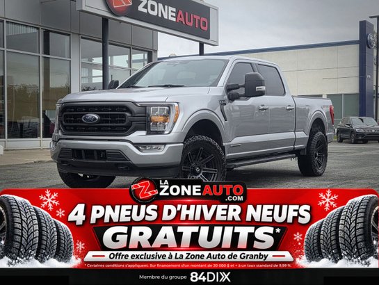 Ford F-150 PowerBoost Hybride XLT SPORT PACKAGE + LIFT KIT 2023 Gris