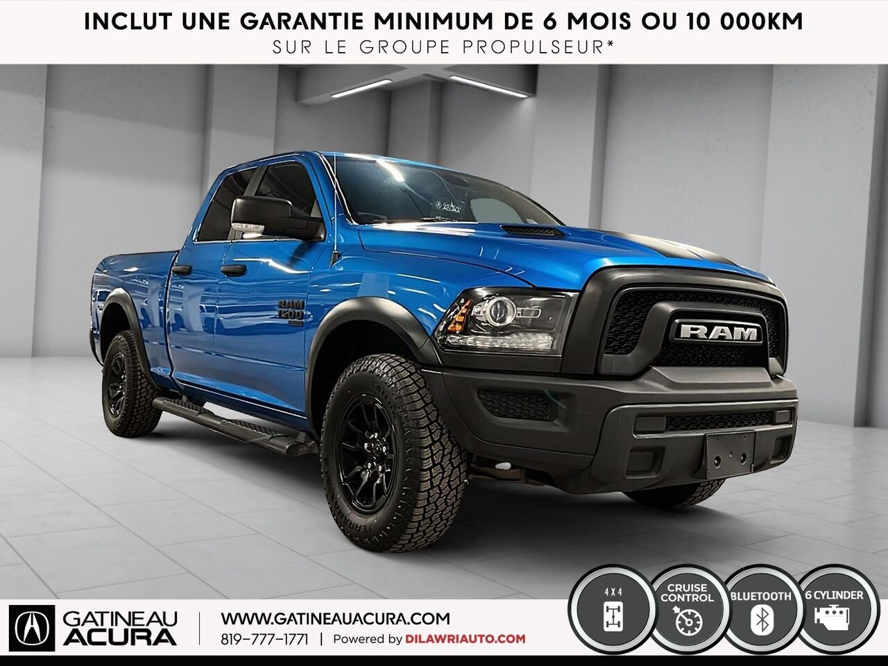 Ram 1500 Classic Warlock Quad Cab 4x4 2021 Bleu Gatineau - photo #9