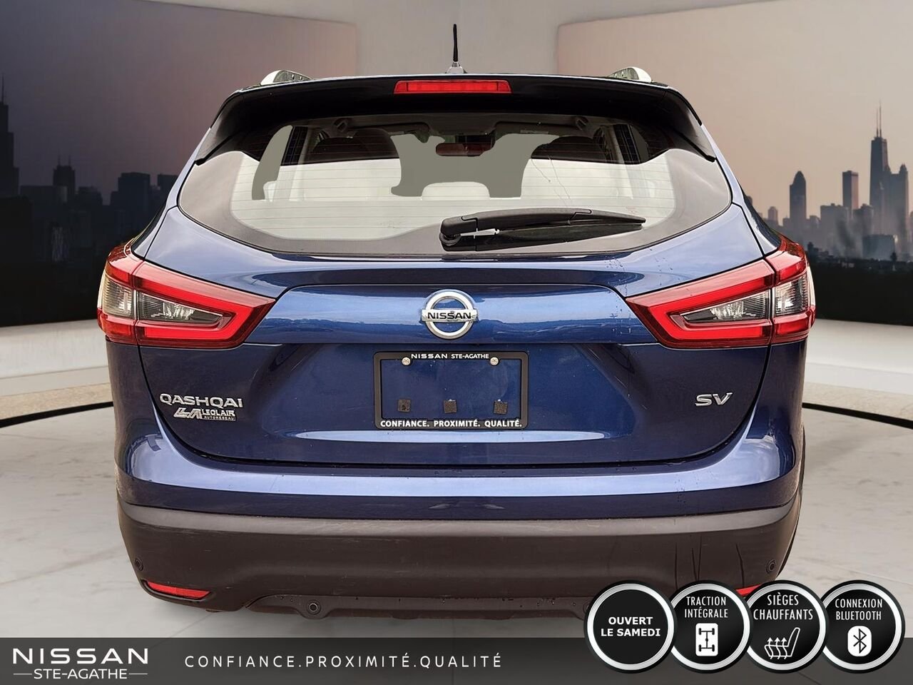 Nissan Qashqai 2021 Bleu Ste-Agathe des Monts - photo #3