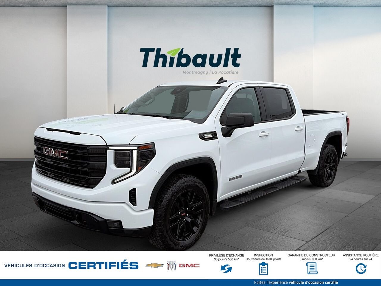 2024 GMC SIERRA Elevation cabine multiplace 4RM 157 po White Montmagny - photo #0