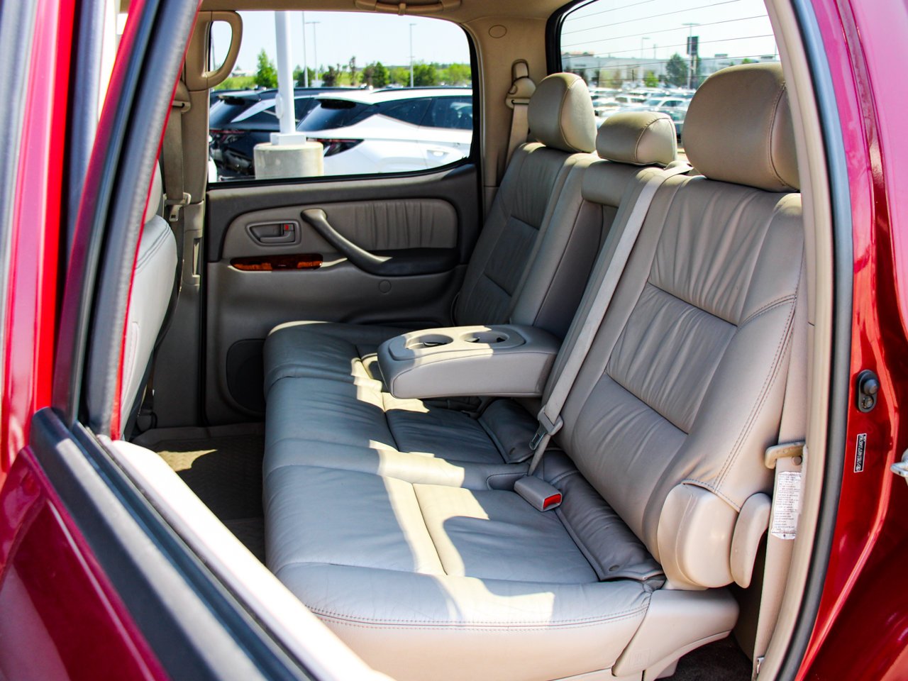 2005 Toyota Tundra Double Cab 140.6 V8 4WD Limited Red Sherwood Park - photo #25