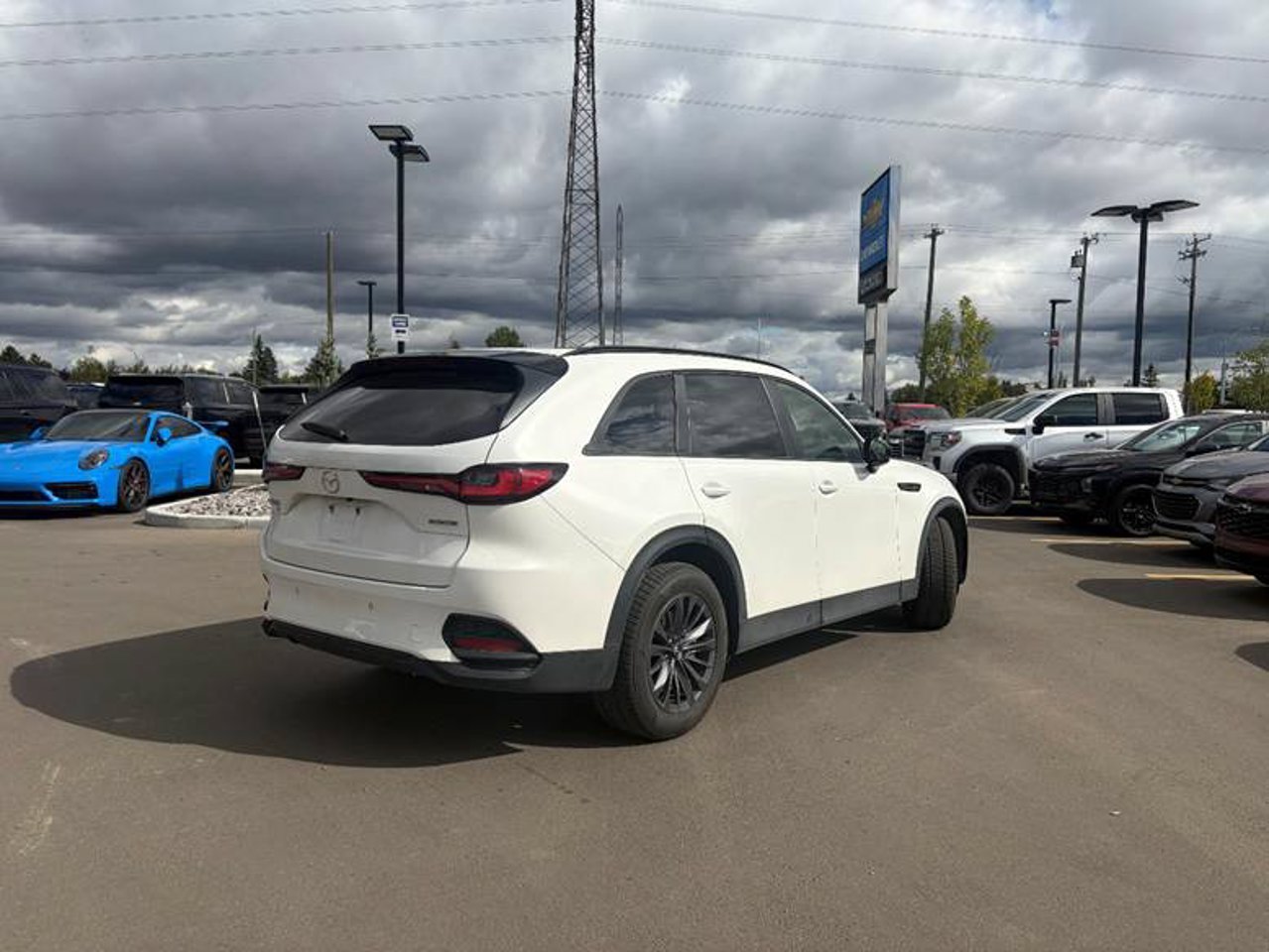 2025 Mazda CX-70 MHEV GS-L AWD White Sherwood Park - photo #4