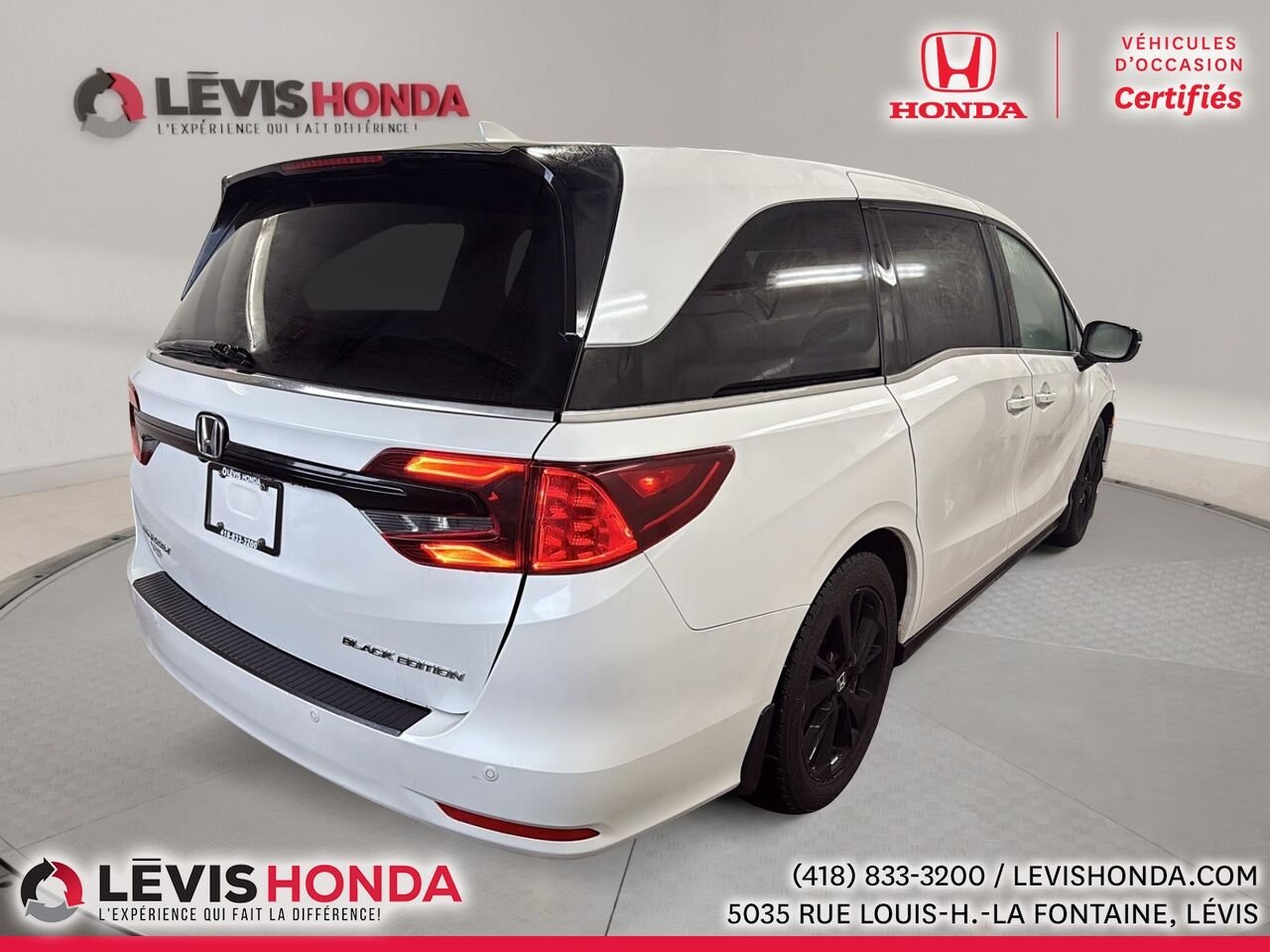 2023 Honda Odyssey Black Edition Black Edition BA White Lévis - photo #6
