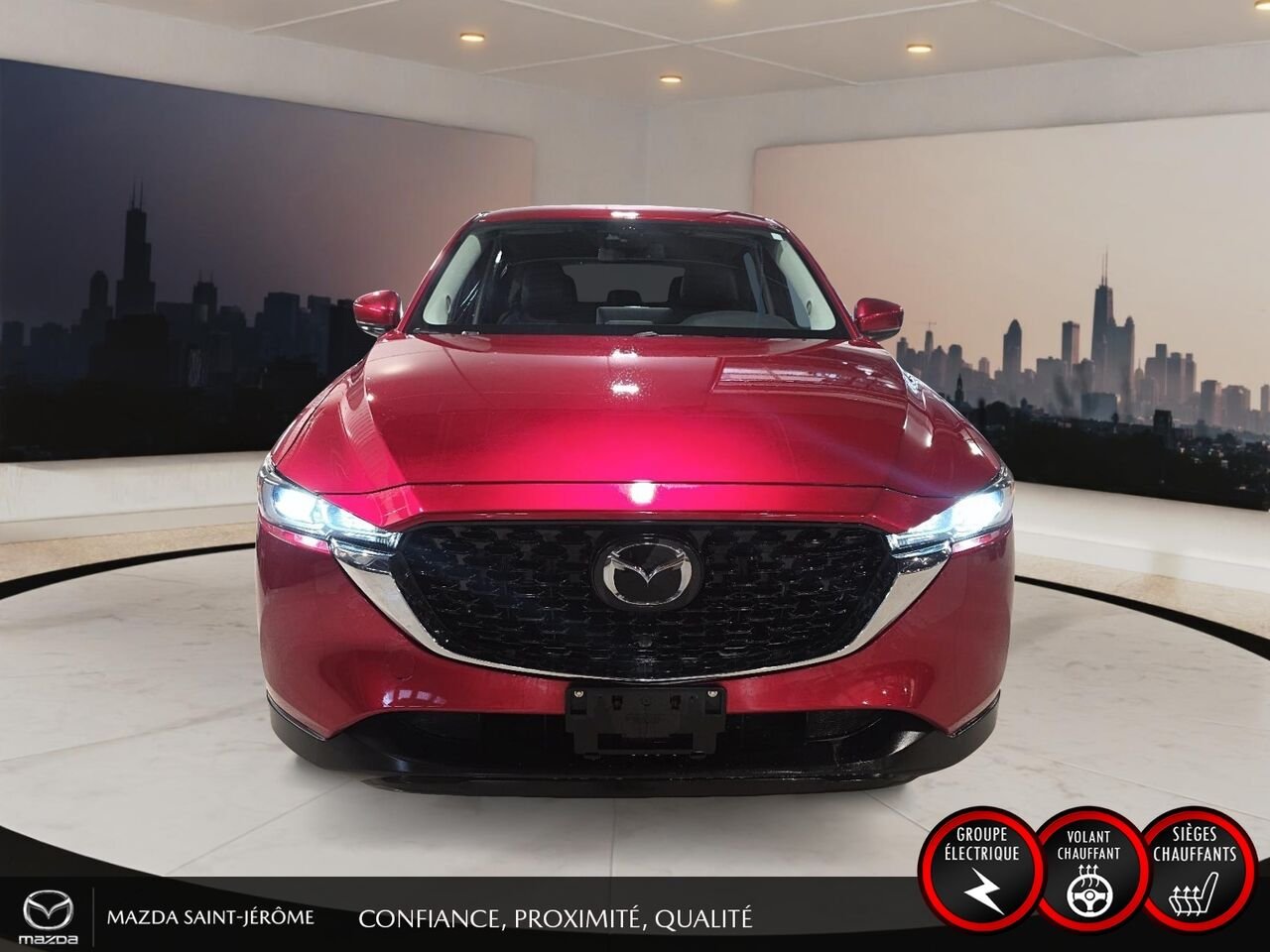 Mazda CX-5 GS | CUIR | AWD | MAGS | HAYON ÉLECTRIQUE | ACCÈS ET DÉMARRAGE SANS CLÉ 2025 Rouge Saint-Jérôme - photo #2