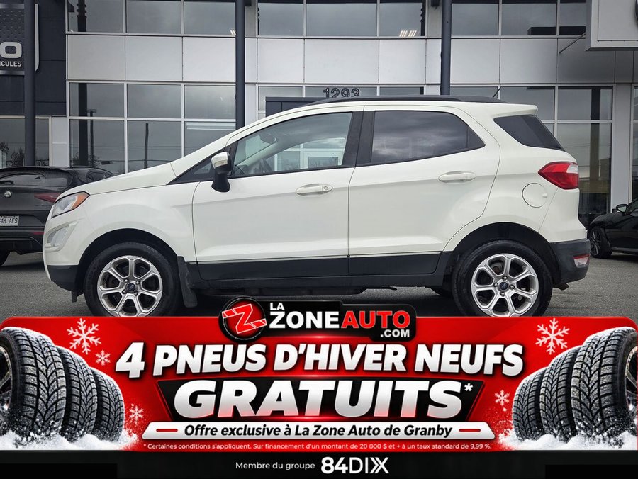Ford EcoSport S AWD 100% approuvé! 2019 Blanc