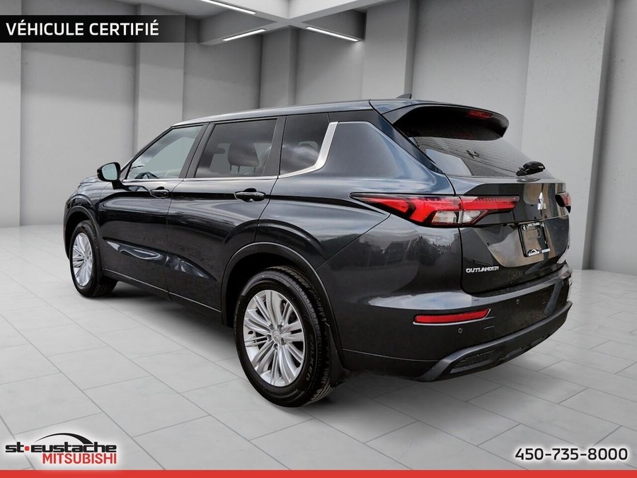 Mitsubishi Outlander ES S-AWC-BANC CHAUFFANT-CAMERA DE RECUL-CARPLAY/ANDROID AUTO 2024 Gris