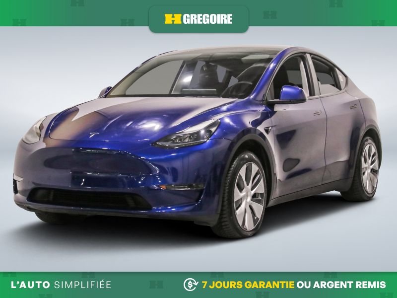 Tesla Model Y RWD AUTO AC CUIR TOIT NAV CAM RECUL BLEUTOOTH 2023 Bleu