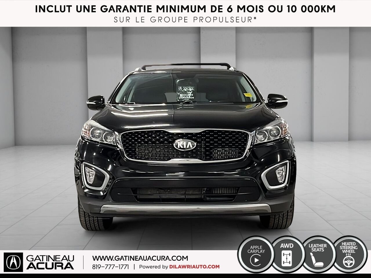 2018 Kia Sorento EX Turbo AWD Black Gatineau - photo #11