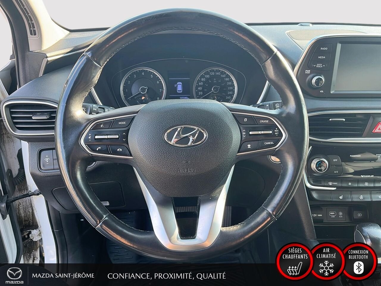 Hyundai Santa Fe 2019 Blanc Ste-Agathe des Monts - photo #13