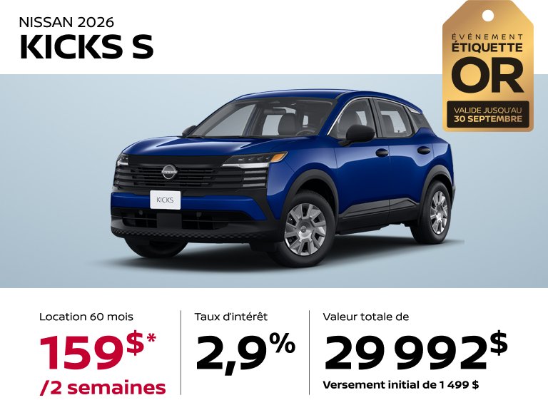 Promo Nissan Kicks S