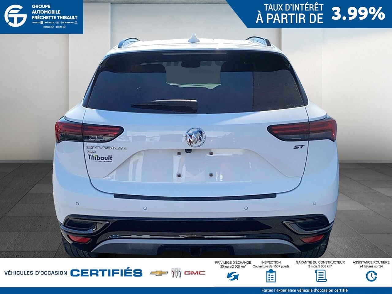 2022 BUICK ENVISION Privilégiée 4 portes TI White Montmagny - photo #2