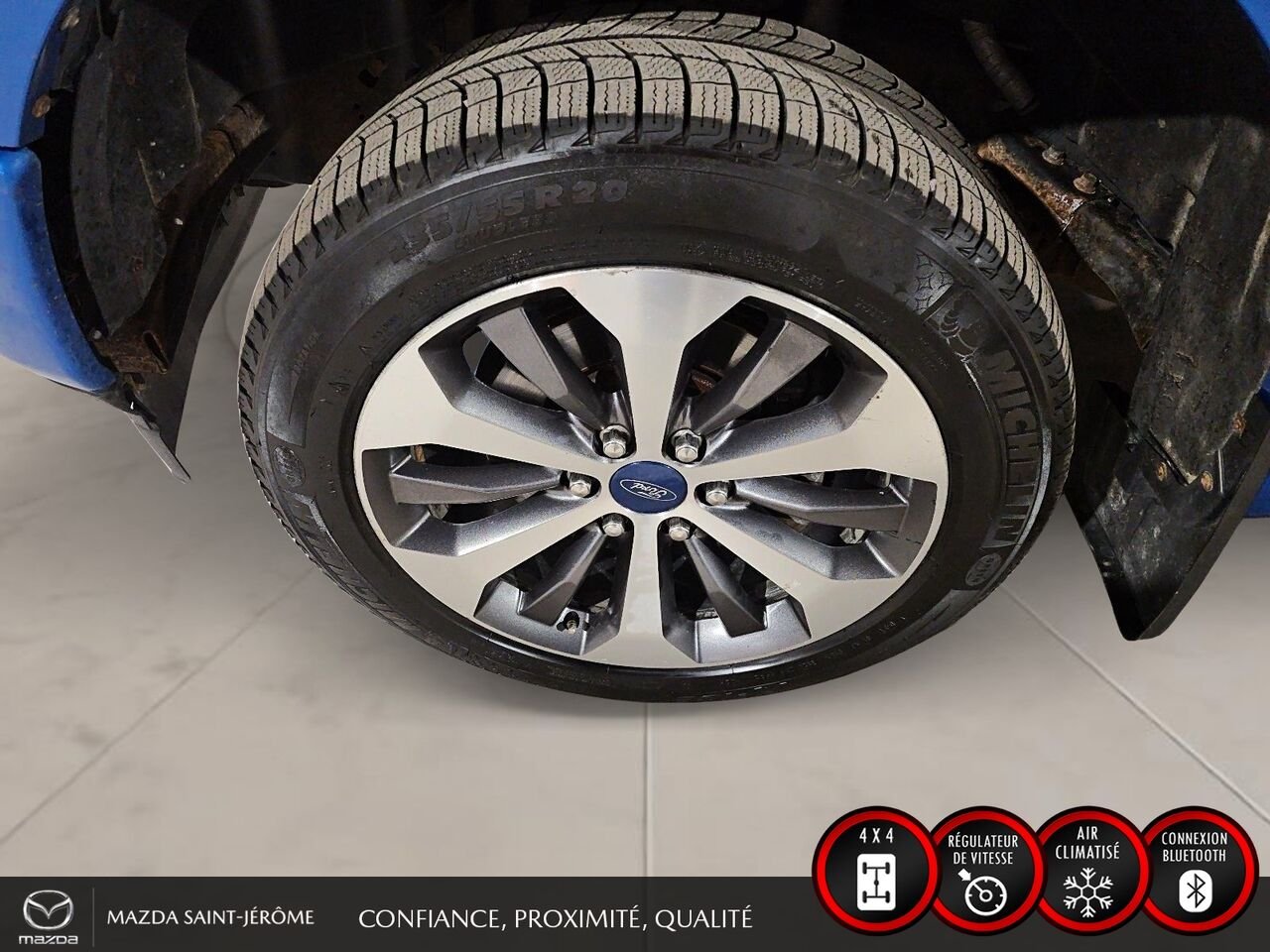 2019 Ford F-150 XL SPORT | JAMAIS ACCIDENTÉ | 2.7L ECOBOOST | 4X4 | SUPERCREW | ENSEMBLE REMORQUAGE Blue Saint-Jérôme - photo #11