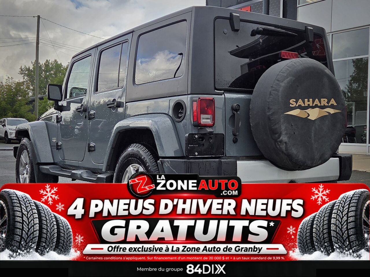 Jeep Wrangler Unlimited Sahara 2015 Gris Granby - photo #4