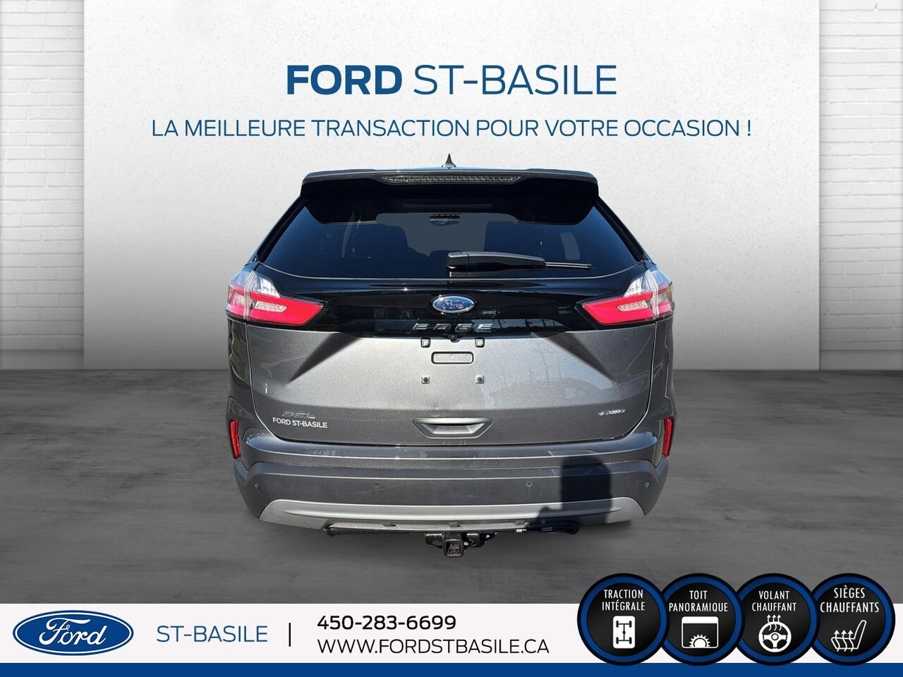 Ford EDGE 2024 Gris Saint-Basile-le-Grand - photo #6