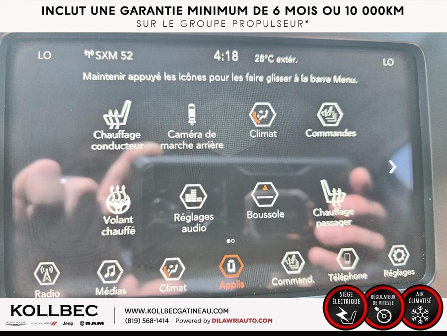 2019 JEEP CHEROKEE *** UN PROPRIO + CLEAN CARFAX + BAS KILOMÉTRAGE*** White