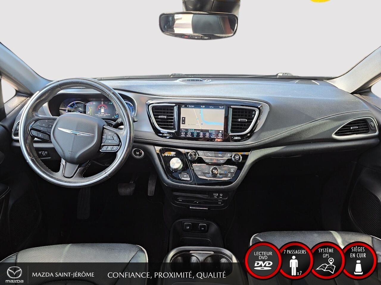 2020 Chrysler Pacifica Hybrid LIMITED S | JAMAIS ACCIDENTÉ | HYBRIDE RECHARGEABLE | TOIT PANO | CUIR | TV/DVD Black Saint-Jérôme - photo #25