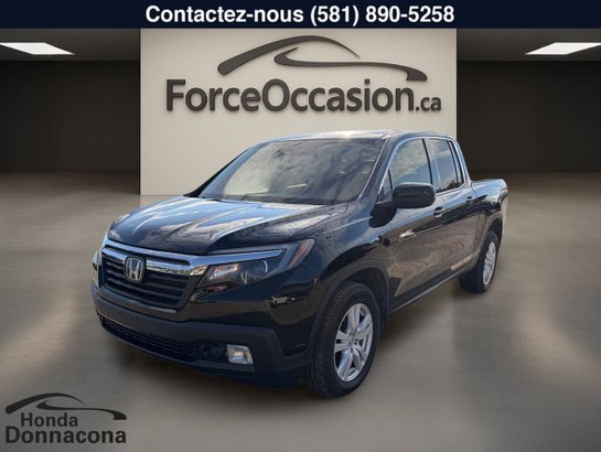 Honda Ridgeline LX, Bas kilométrage, Remorque 5000lbs 2018 Noir