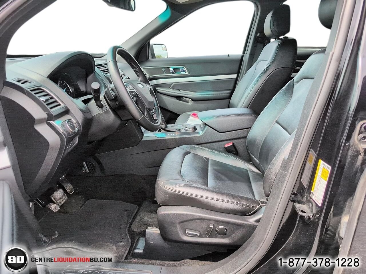Ford Explorer XLT 2.3L ECOBOOST AWD | BD0384 2017 Noir Granby - photo #12