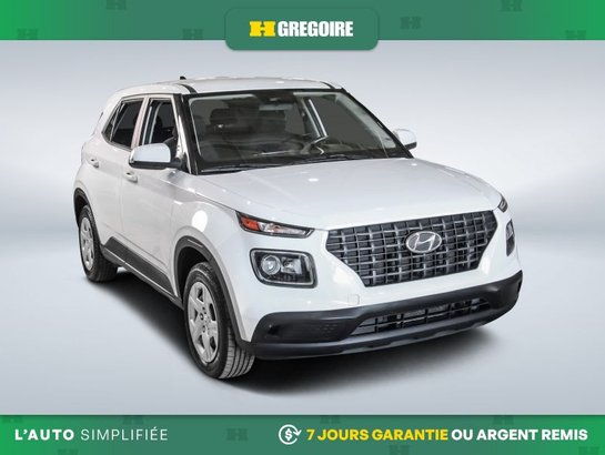 2022 Hyundai Venue Essential AUTO A/C CAM RECUL BLUETOOTH White