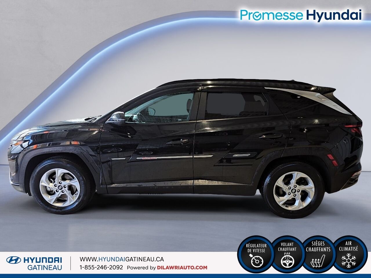 2023 Hyundai Tucson Black Gatineau - photo #4