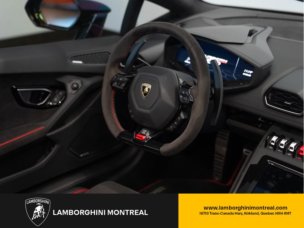 Lamborghini Huracan Evo RWD Spyder | Selezione 1 Year CPO | Wrapped (Original Paint Red) 2021 Vert Kirkland - photo #10