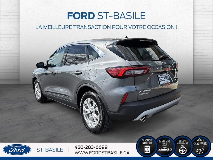 2023 Ford Escape ACTIVE | VOLANT ET SIEGES CHAUFFANT | SEULEMENT 14256 KM Grey